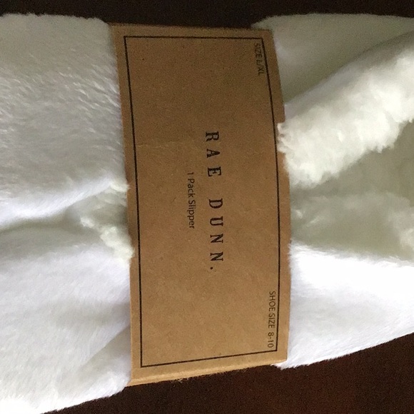 NWT Rae Dunn slippers - Picture 2 of 4